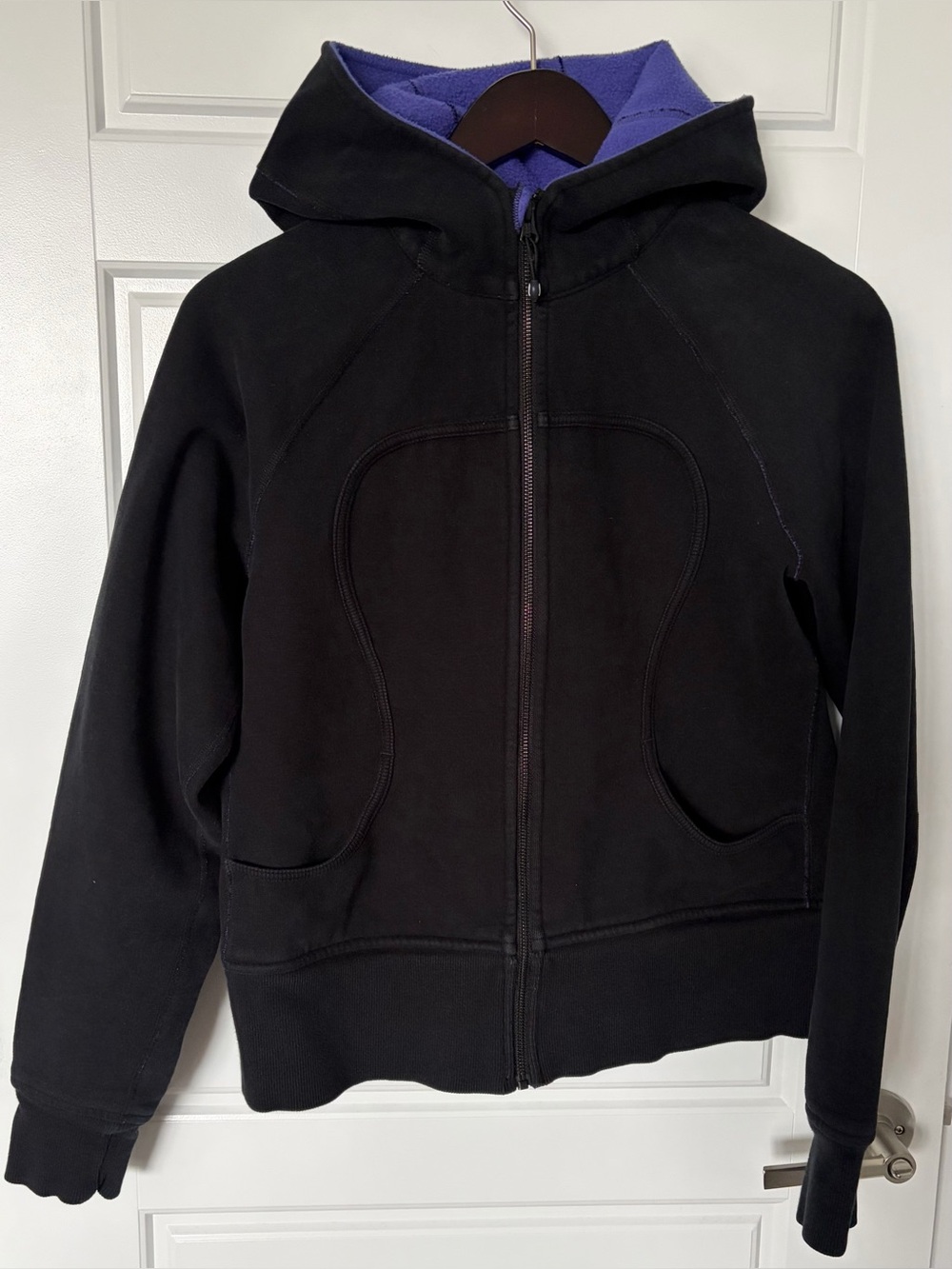 Lululemon women’s Hoodie with Purple Lining